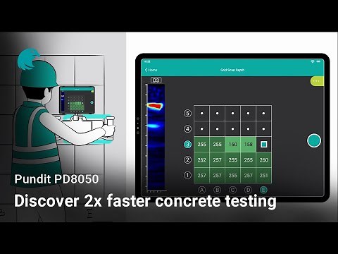 New Capabilities for Ultrasonic Concrete Testing | Pundit PD8050