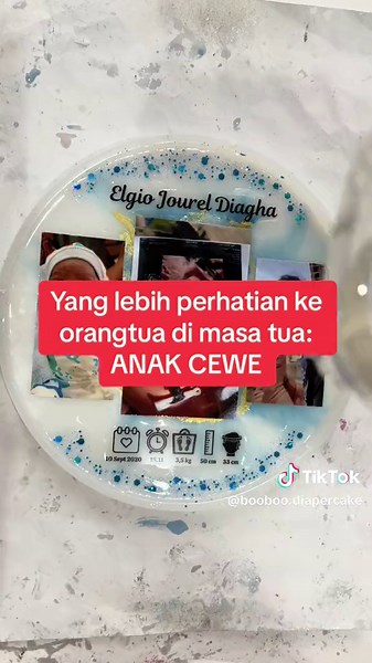 Boo Boo Diaper Cake on TikTok