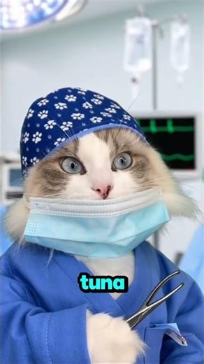 The Cat Surgeon 🏥🐾 | Funniest Smart Cat Moment #Shorts