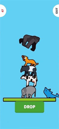 100 points in animal stack in just 51.10 seconds - world record