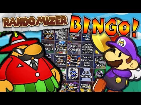 Paper Mario Thousand Year Door Randomizer Bingo ft the goat ‪@Kappy0‬