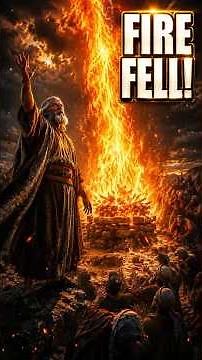 Elijah vs 450 Prophets of Baal 🔥 | The Fire That Changed Everything