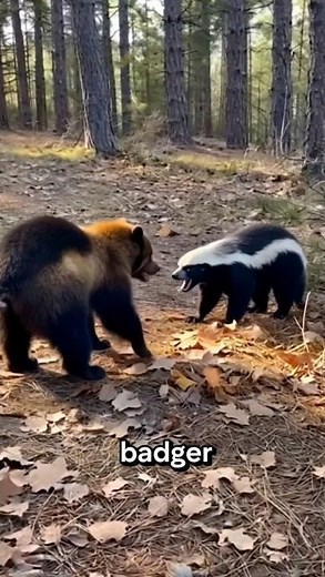 Honey Badger vs Bear – Fearless Fight Against a Giant!