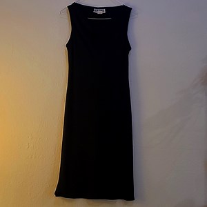 S.L. Fashions, Size 8, Scoop Cowl Neck Little Black Dress
