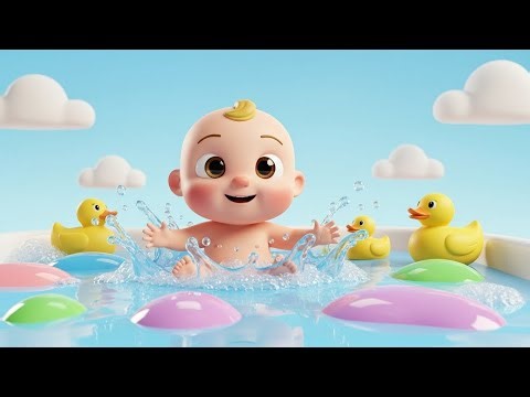 Bath Time Fun Song with Zuzu | Learn Hygiene & Playful Actions | Toddler Bath Rhyme for Kids