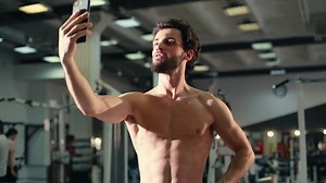 Handsome Bearded Young Man Muscular Wiry Stock Footage Video (100% Royalty-free) 1058625292 | Shutterstock