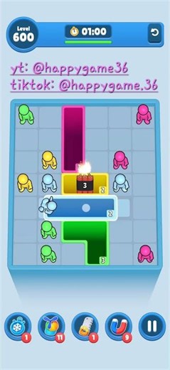 How to Beat Level 600 – Drop Away Color Puzzle
