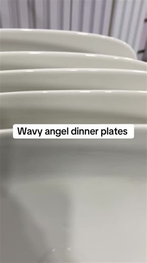 Wavy Angel Dinner Plates - Perfect for Your Table