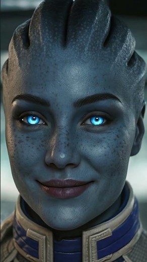 Asari Woman Opens Her Eyes | Ultra-Realistic Cinematic Sci-Fi Beauty #ghost #shorts