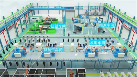 生产工艺动画，生产线流水线动画制作，自动化工厂动画，智能工厂动画，工业仿真动画制作，三维动画制作，虚拟现实工厂动画，工业生产动画，汽车零部件生产车间动画制作