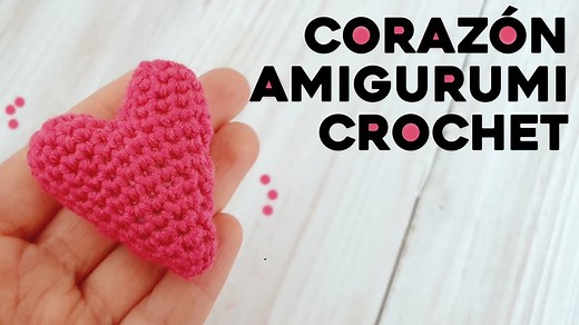 Corazón Amigurumi a Crochet – Ideal para Llaveros | Ahuyama Crochet