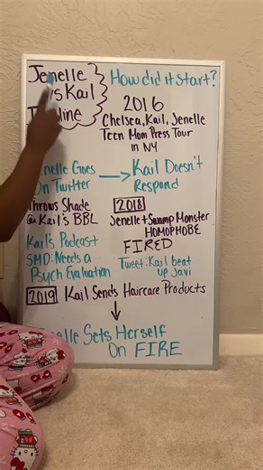 Teen Mom Timeline Explained on Whiteboard