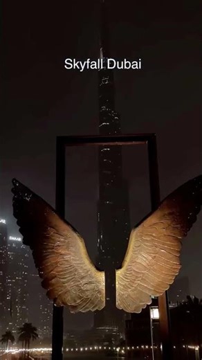 Skyfall dubai 🌧️🌧️#shortsfeed #dubailfe #trending #rich #slowedandreverb #song #audio #remix