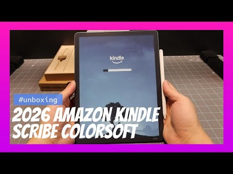 2026 Amazon Kindle Scribe Colorsoft unboxing