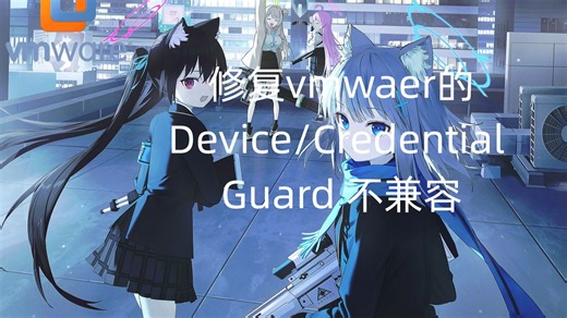 解决vmware的Device/Credential Guard 不兼容问题方法