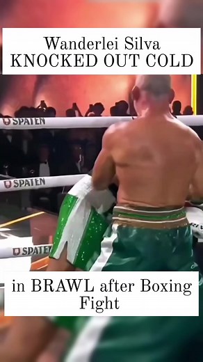 MMA Icon, Wanderlei Silva is knocked out cold in a wild brawl after a boxing match in Brazil at Spaten Fight Night #ufc #mma #mixedmartialarts #michaelbisping #ufcnews #mmanews #wanderleisilva | Feeling Gwapo