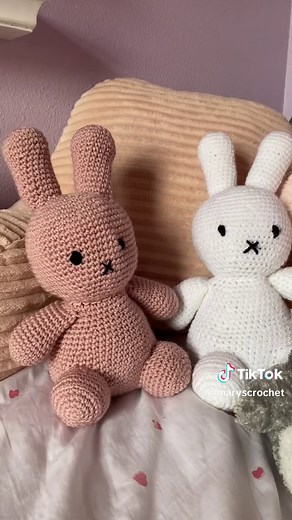 Crochet Pink Miffy Tutorial - Step-by-Step Guide