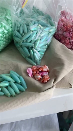 Aqua beads #fashion #fashionsewing #beading #sewing