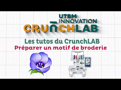 Préparer un motif de broderie dans PE Design - Les tutos du Crunch Lab