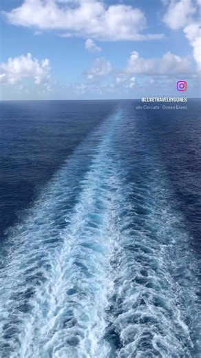 Wake of Royal Caribbean’s Oasis of the Seas