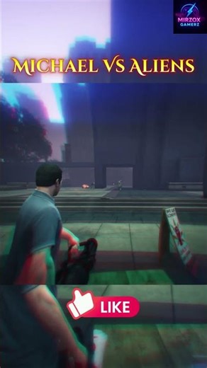 GTA V Alien Attack Scene | Full HD Gameplay | MirzoX GamerZ