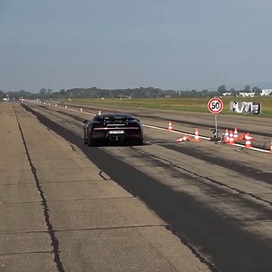 Bugatti Chiron on the drag strip! | Gumbal
