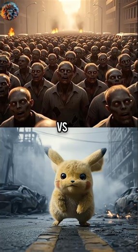 100 Million Zombies vs Pikachu, Charizard, Charmander, Venusaur, Blastoise,