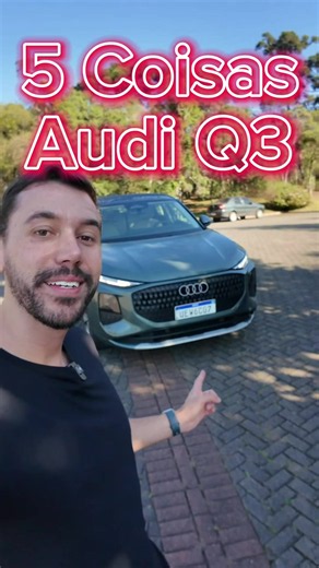 5 Coisas: Audi Q3 Sportback O Audi Q3 Sportback chegou trazendo soluções bem-vindas, a começar pela presença de um limpador no vidro traseiro, item raro em SUVs com essa silhueta cupê. Além disso, a tração Quattro garante um comportamento dinâmico exemplar e muito prazer ao dirigir. Por outro lado, o modelo cobra caro e derrapa em escolhas questionáveis de acabamento e ergonomia. Há excesso de plásticos rígidos para a faixa de preço e os comandos touch no volante geram chateações acidentais no d