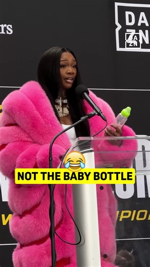 Claressa Shields Brings Out the Baby Bottle