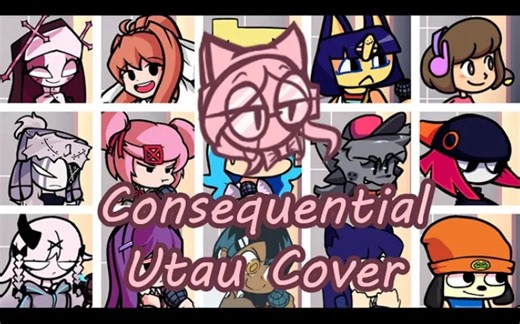 Consequential but Every Turn a Different Character Sing it (FNF Consequential)