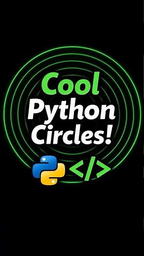 Python Turtle Graphics | Drawing Beautiful Concentric Circles (Beginner Friendly) #coding #python