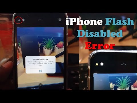 iPhone Flash is Disabled Fix