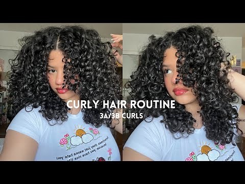 CURLY HAIR ROUTINE ⭐: 3a/3b curls, products, styling, tips, tricks