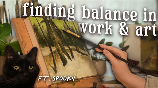 Art Vlog | Navigating Burnout and Finding Work–Life Balance as an Art Content Creator