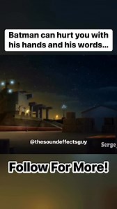 Batman started cooking and Bane got triggered! #thesoundeffectsguy #sergekikonda | The Sound Effects Guy