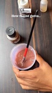 Sweta Priyadarshan on Instagram: "Tinting gutta simply means mixing a small amount of dye or pigment into your gutta itself so that your outlines aren’t just the standard brown or white, but carry a hint of color. ⸻ Why tint your gutta? • Visual effect: Colored outlines can add an extra decorative edge—think metallic-gold lines or soft pastel contours rather than stark black or white. • Guidance: A lightly tinted resist can be easier to see on pale silks (so you don’t lose your line as you work)