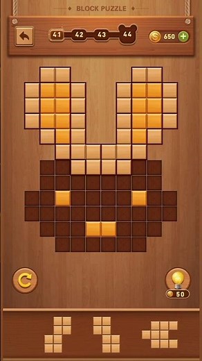 ✨ Amazing 🐰 Shape Filling Challenge! | Satisfying Block Puzzle game #games #puzzle