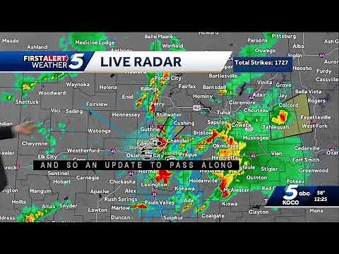 WATCH LIVE: Tracking severe storms moving across Oklahoma (April 18, 2025)