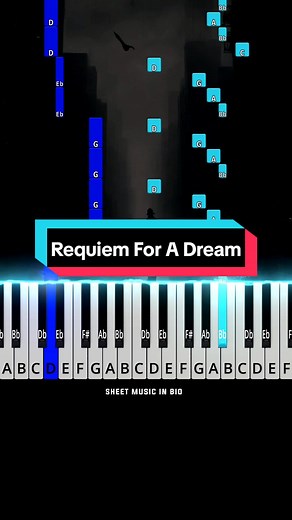 🔵 Lux Aeterna - Requiem For A Dream | EASY Piano Tutorial #pianotutorial #requiemforadreampiano #requiemforadreampianotutorial #piano #easypiano #easypianotutorial #pianoeasy #seemusicpiano #synthesiapiano