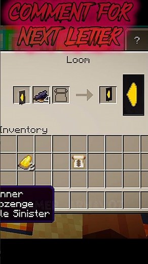 How to make "B" Banner in Minecraft! 😱🔥 #minecraft #shorts