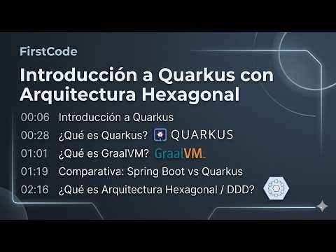 1. Introducción a Quarkus con Arquitectura Hexagonal #quarkus #backend #hexagonal #coding #tutorial