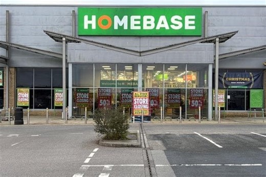 Homebase in Morecambe announces closing down sale