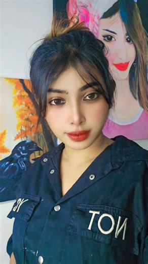 ✨ Abstract Face Art | My Recent Mini Painting | Eity Vibes ✨