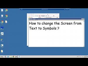 SAP GUI Setting | Text to Symbols |