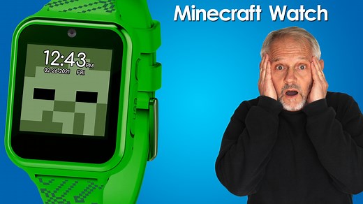 Watch Features&colon; The Minecraft Touchscreen Interactive Smart Watch on Amazon Live