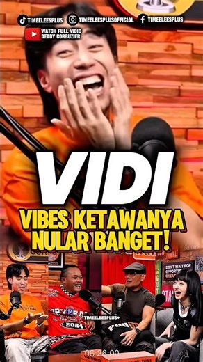 Vidi vibes, his laughter is so contagious‼️😭 #vidialdiano #podcast #viral #trending #deddycorbuzi...