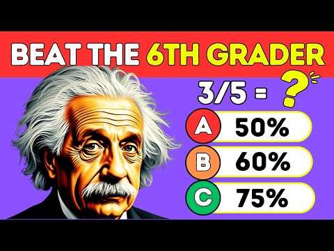 Most Adults FAIL This Grade 6 Math Quiz | Ratios and Percents Challenge