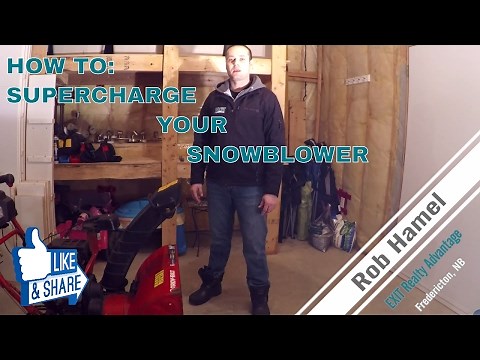 How to supercharge your snowblower MUST SEE!