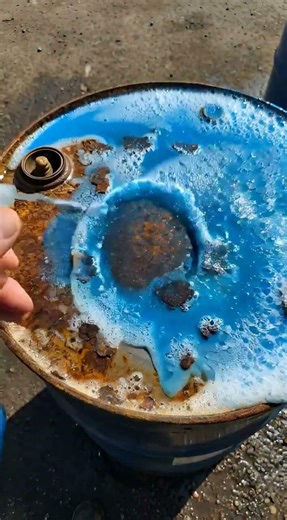 Extreme Rusted Metal Drum Lid Restoration | Full Surface Corrosion Removal Time-Lapse (4K)