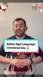 Today’s British Sign Language sign? ✨ Today’s sign is: #ChristmasDay #🎄 ! Curious to learn more? I share a new BSL sign every day – perfect for beginners, learners, and sign lovers! #Christmas #tradition 🔍 P.S. I’m from the South of the UK, so some signs might be regional! Let’s celebrate language and inclusion together 💬💙 #BritishSignLanguage | The Deaf Chef